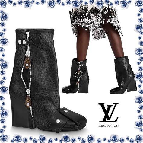 louis vuitton cruise 2019 shoes|Edge Wedge Half Boot .